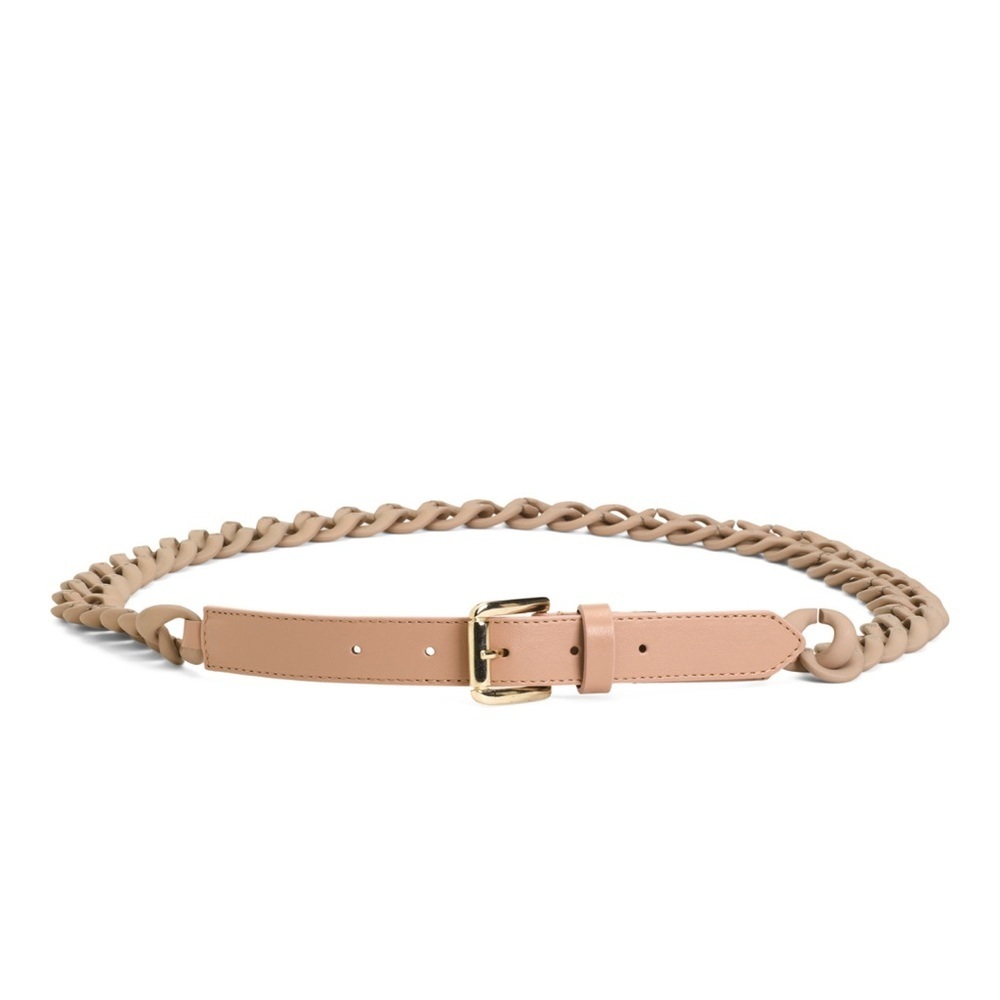 MARTINA MORI Leather And Resin Chain Belt
